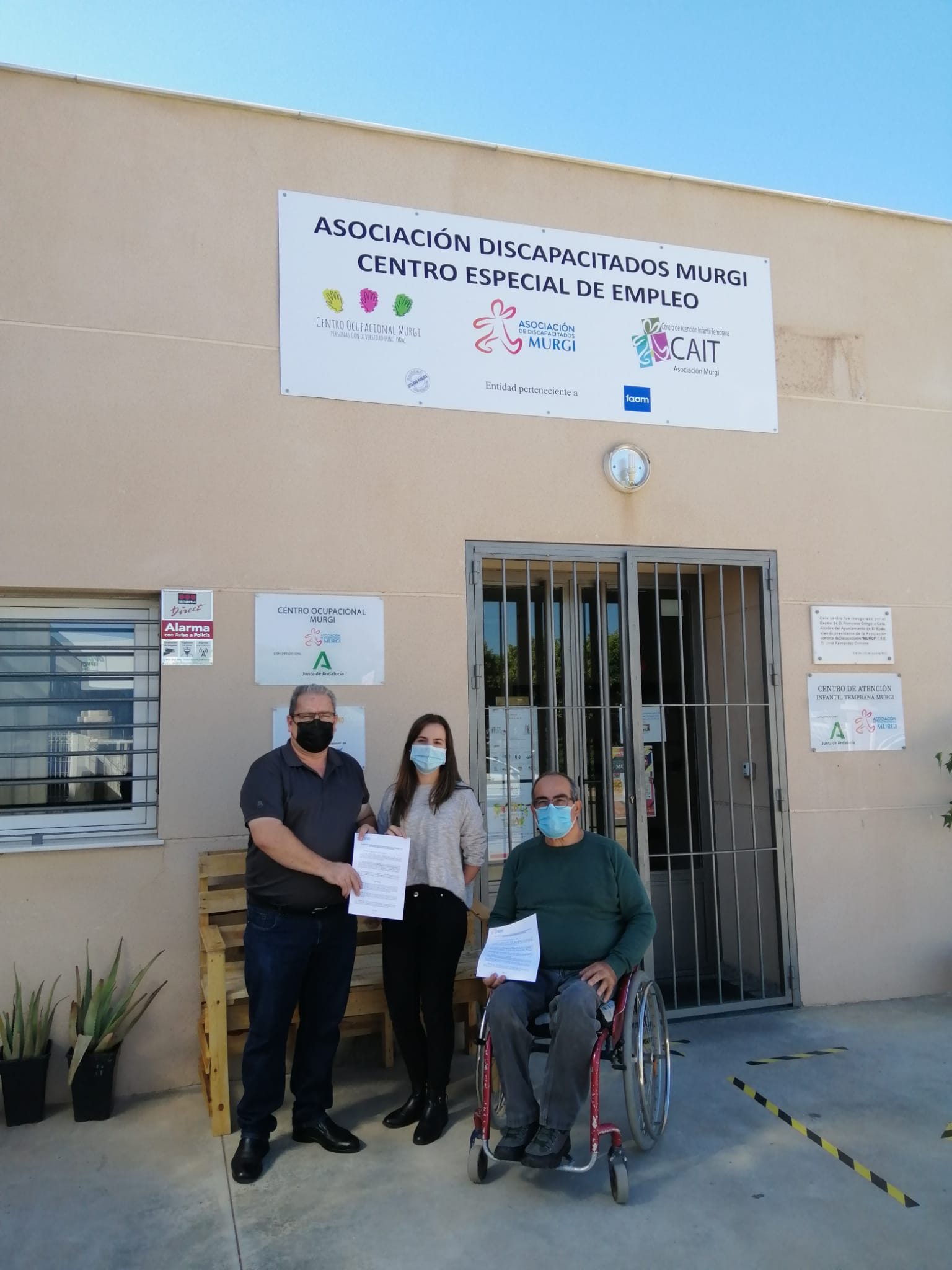 El CD El Ejido Futsal y la Asociación Murgi promocionan el deporte inclusivo