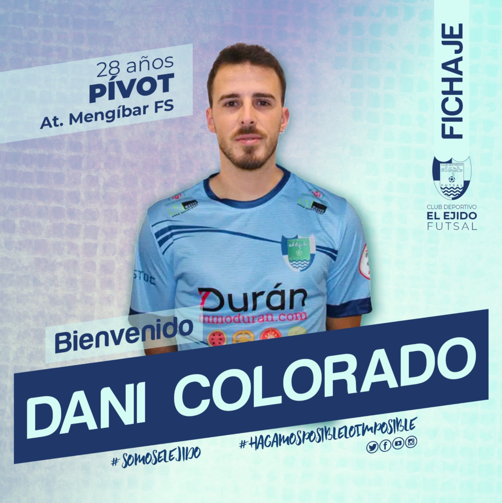 Dani Colorado se enfundará la celeste