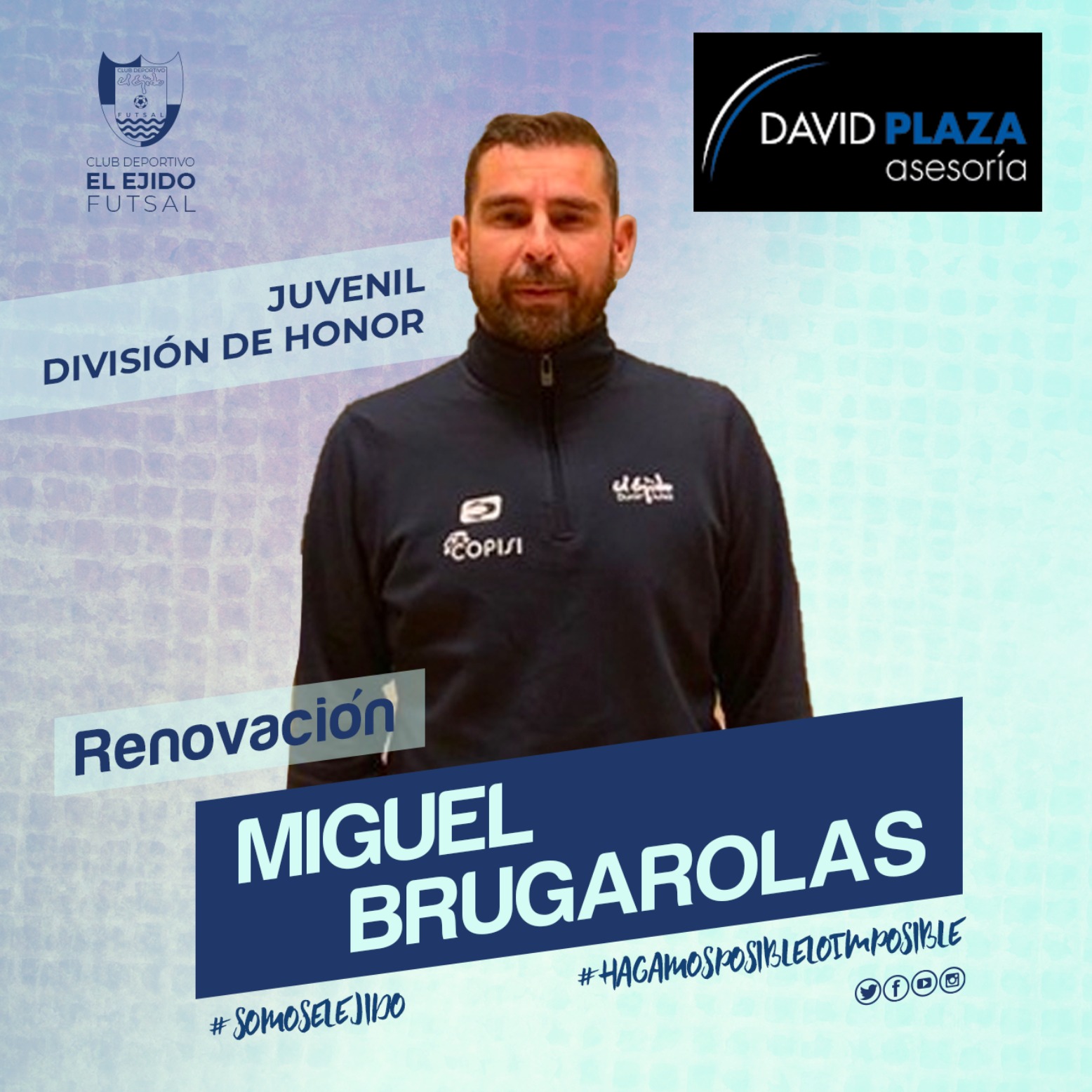 El técnico Miguel Brugarolas continuará al frente del Juvenil División de Honor