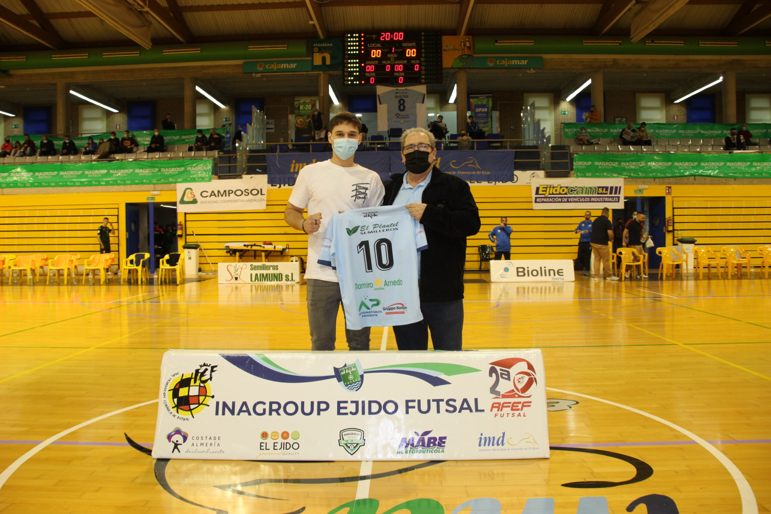 Inagroup El Ejido Futsal rinde homenaje a Álvaro Godoy Alarcón