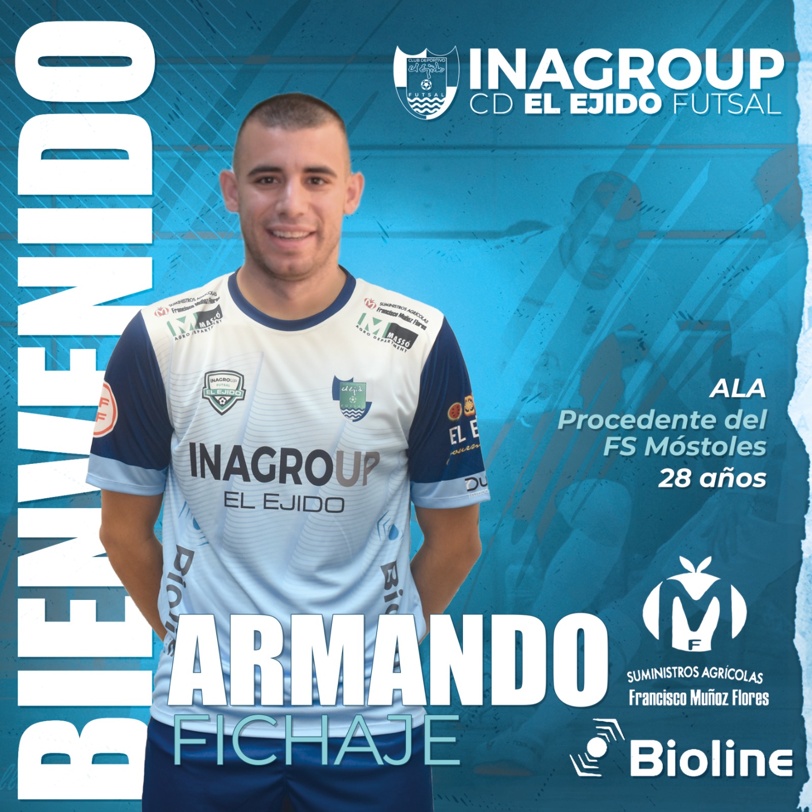 Inagroup El Ejido Futsal incorpora al ala diestro Armando