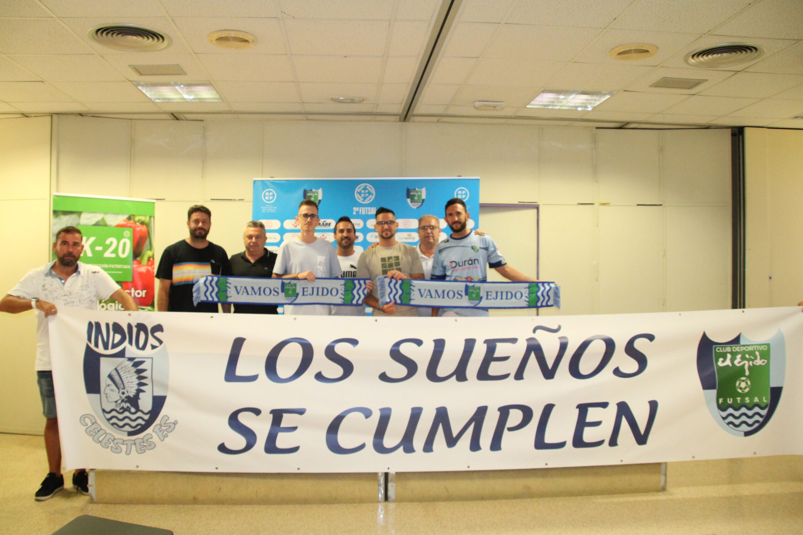 Nace la Peña Indios Celestes en apoyo a Inagroup El Ejido Futsal
