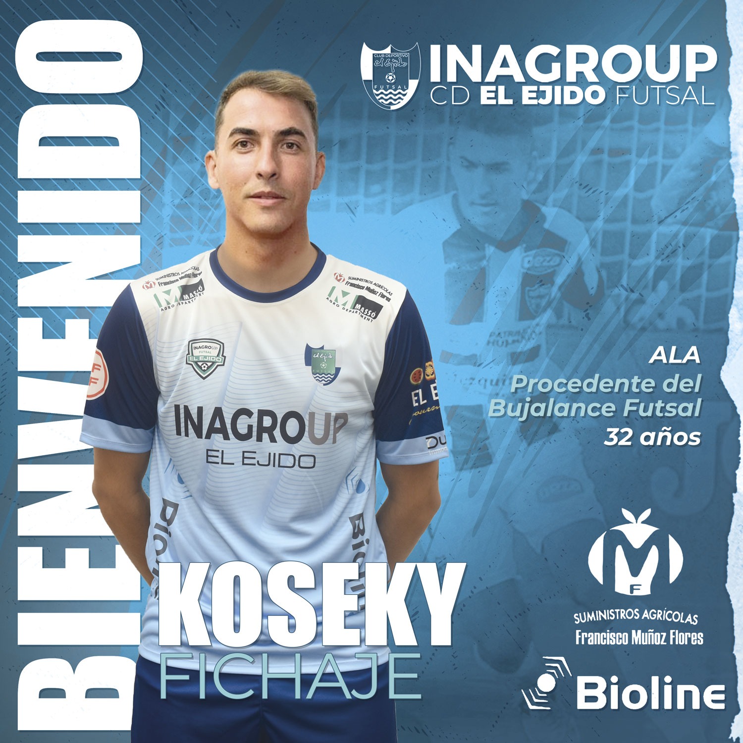Inagroup El Ejido Futsal se refuerza con la incorporación de Koseky