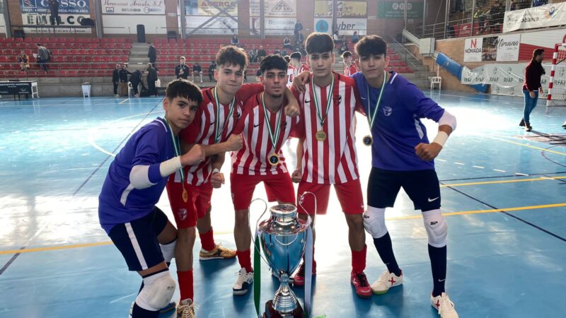 Cinco cadetes de Inagroup El Ejido Futsal, campeones de Andalucía