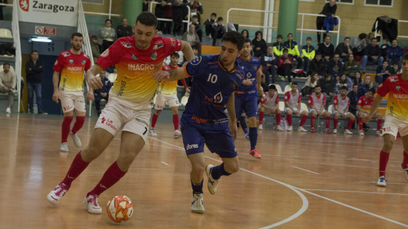 Inagroup El Ejido Futsal se vuelve de vacío de Zaragoza en un partido muy igualado