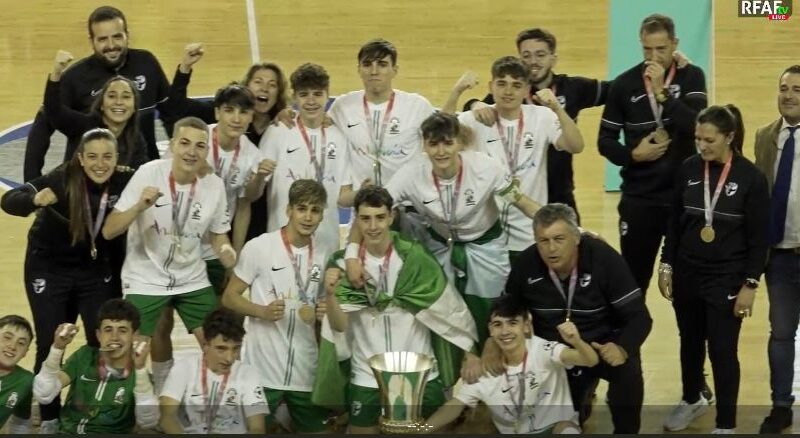 Los celestes Toro y Ander, campeones de España
