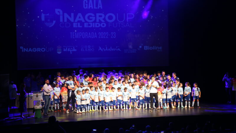 Inagroup El Ejido Futsal presenta su himno oficial en una emotiva I Gala Anual