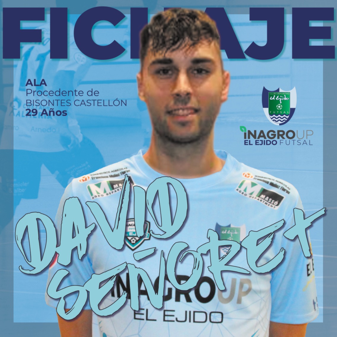 Inagroup El Ejido Futsal firma a David Señoret