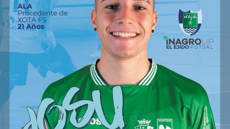 Inagroup El Ejido Futsal incorpora al ala zurdo Josu Mendive