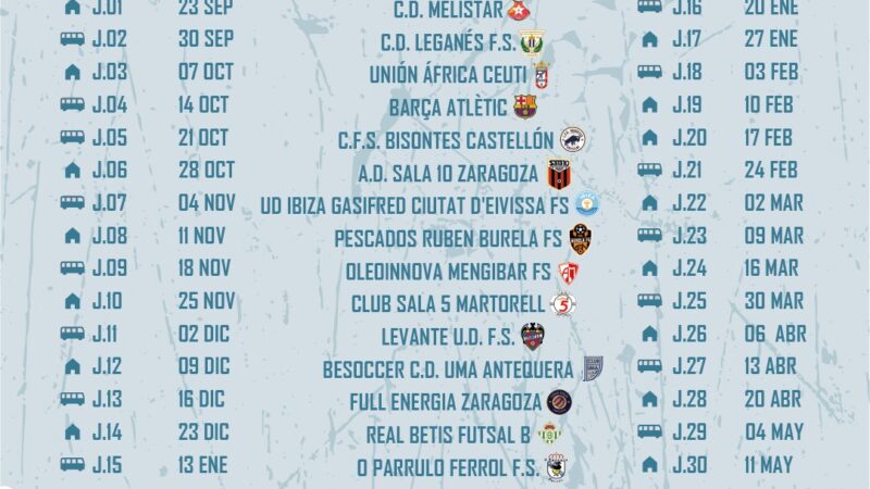 Inagroup El Ejido Futsal arranca la Liga en casa ante Melistar