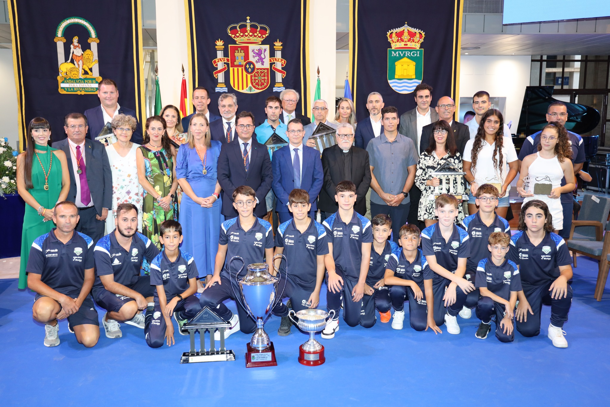 El equipo Alevín de Inagroup El Ejido Futsal, galardonado en los Premios del Deporte Ejidense