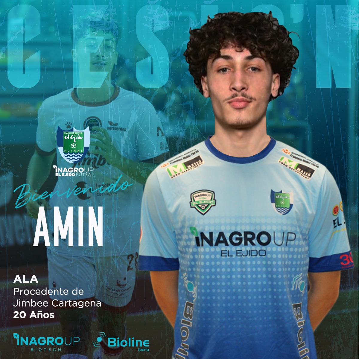 El ala francés Amin se suma Inagroup El Ejido Futsal