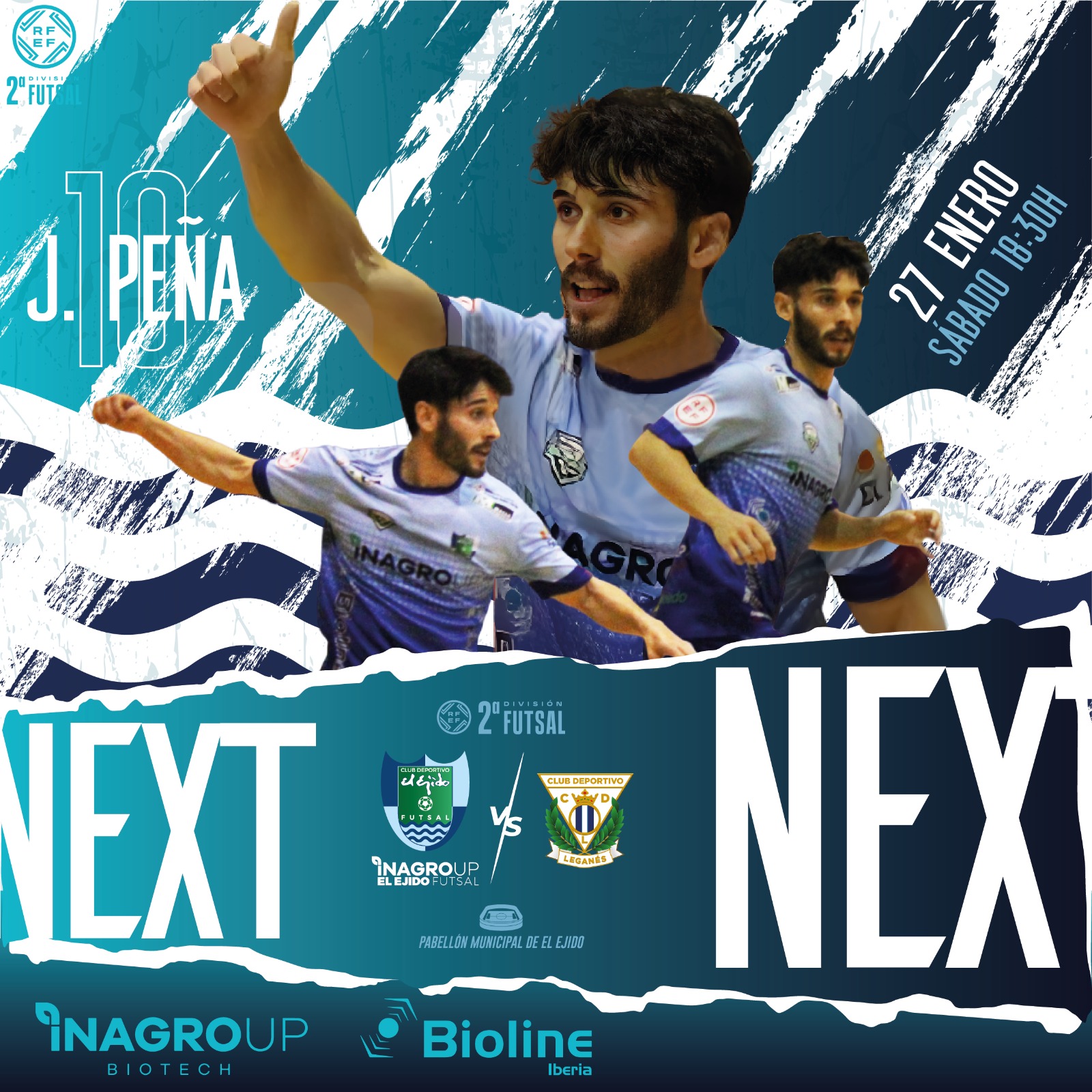 Inagroup El Ejido Futsal recibe a Leganés en el primer partido del año en casa