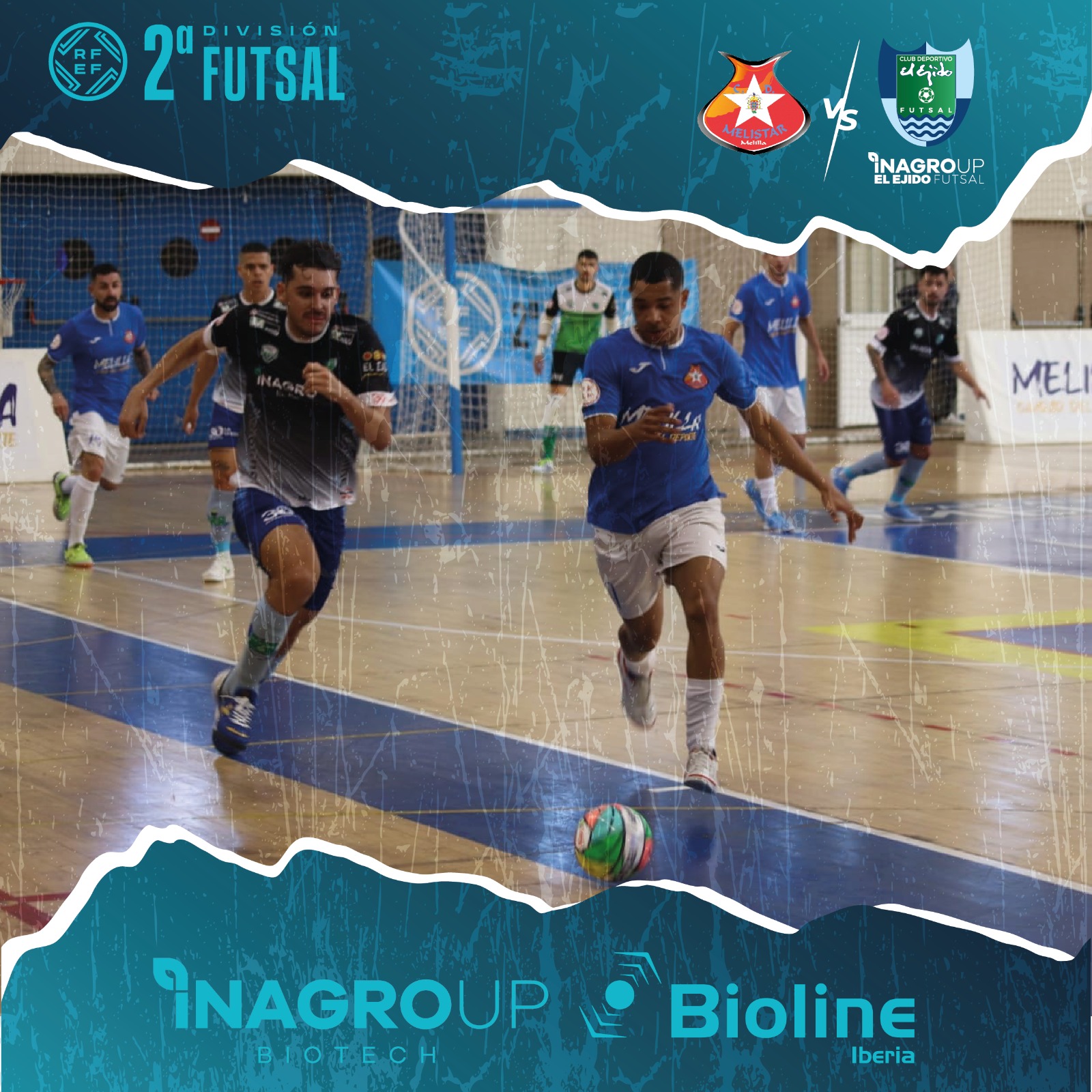 Inagroup El Ejido Futsal se viene de vacío de Melilla