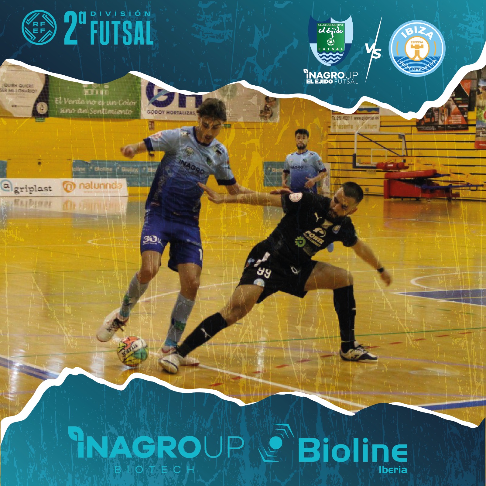 Inagroup El Ejido Futsal  vence en un partido intenso ante Ibiza