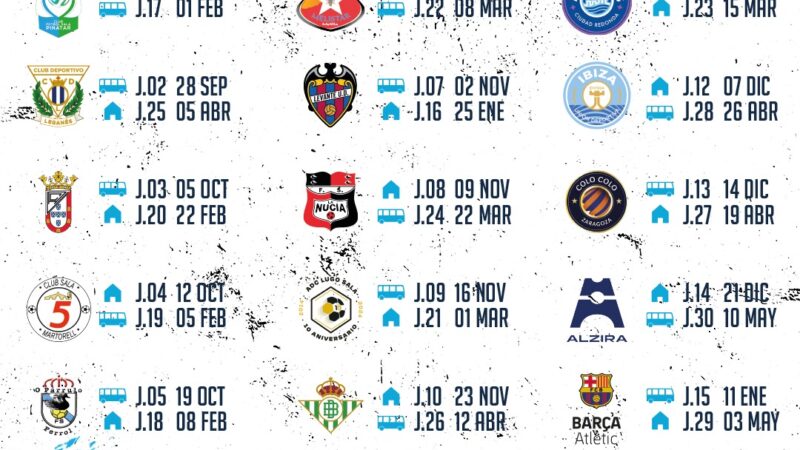Inagroup El Ejido Futsal arrancará la liga en casa frente al recién ascendido Pinatar