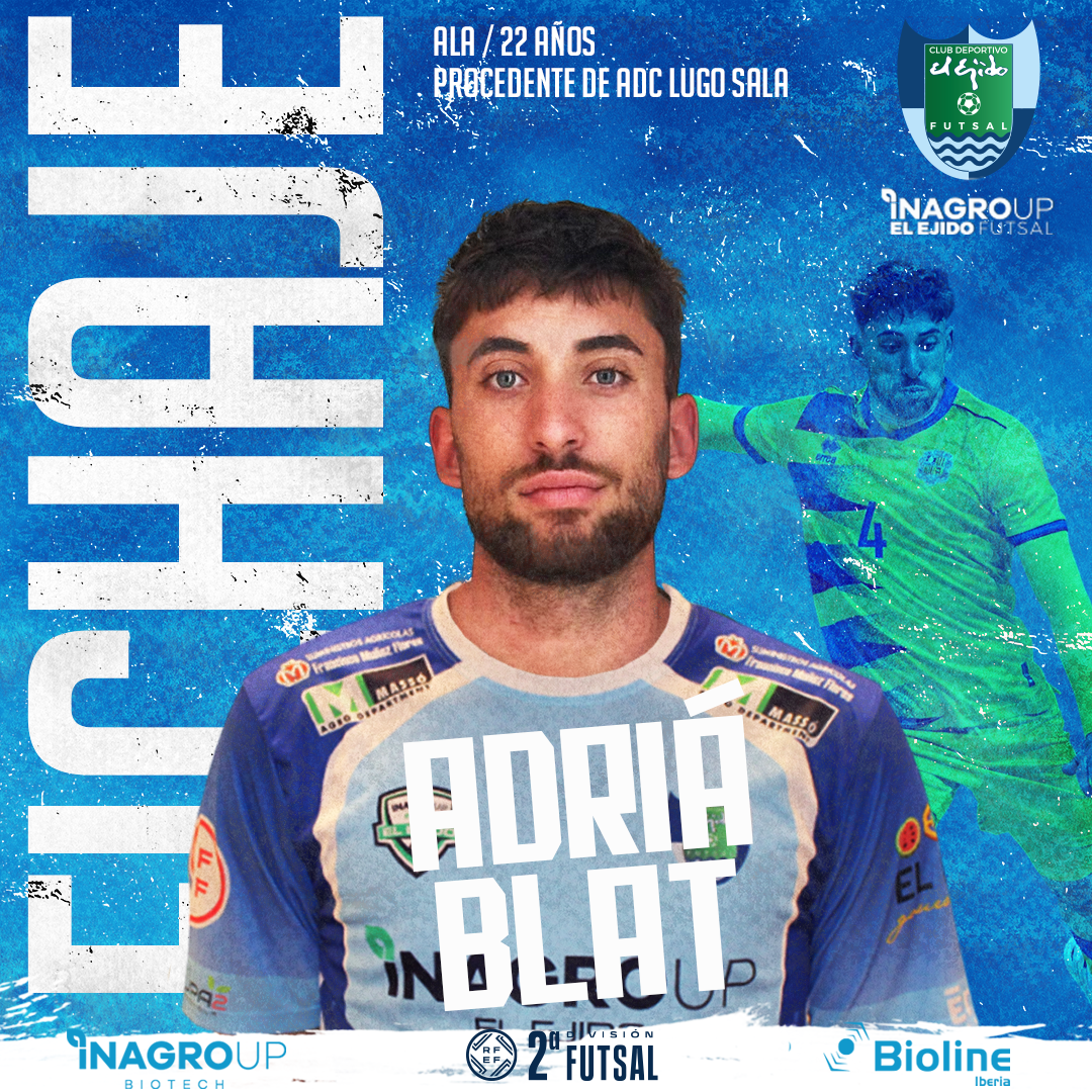 Inagroup El Ejido Futsal ficha a Adriá Blat